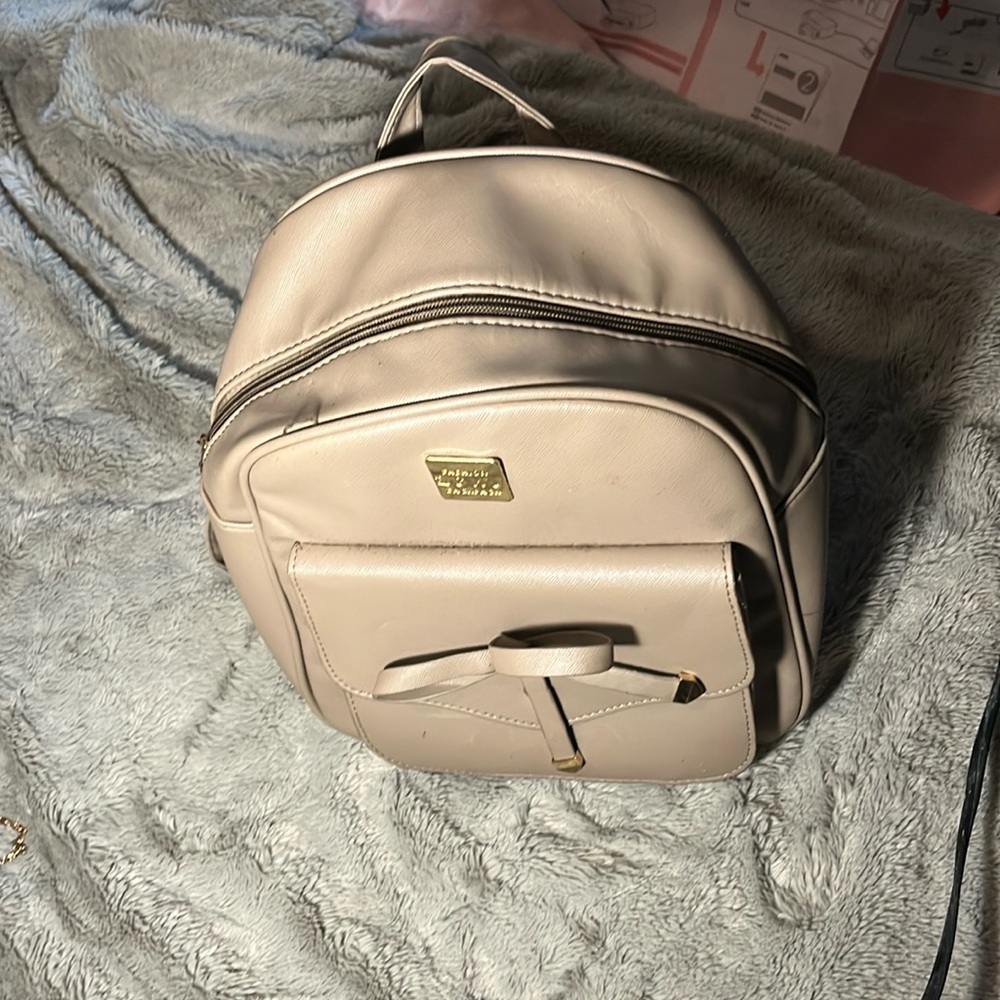Tan Backpack Bag- fashion NGWJ